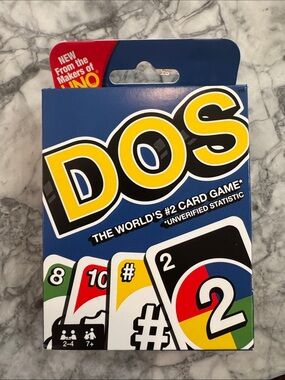Mattel DOS Card Game - Blue and Yellow Pack